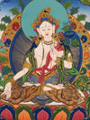 White Tara Thangka - Art Of Tibet