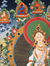 White Tara Thangka - Art Of Tibet