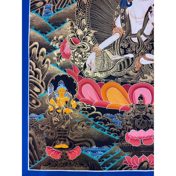 White Tara Thangka - Art Of Tibet