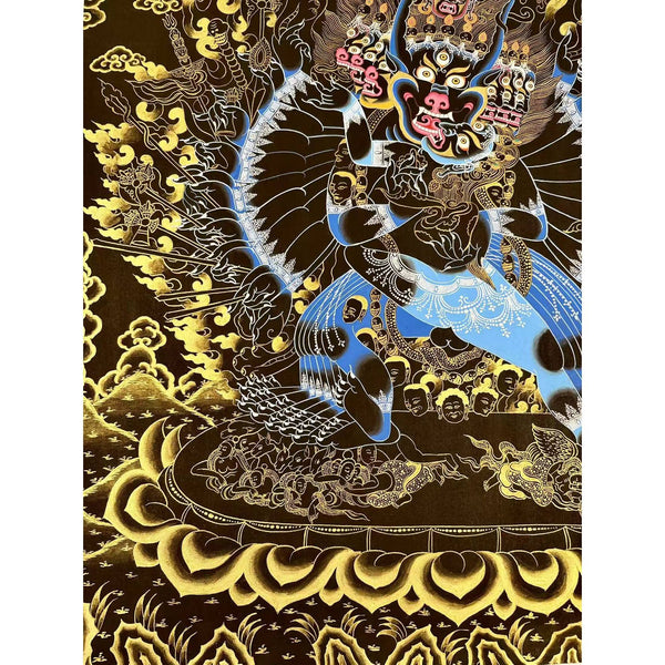 Yamantaka Masterpiece Large Thangka - Art Of Tibet