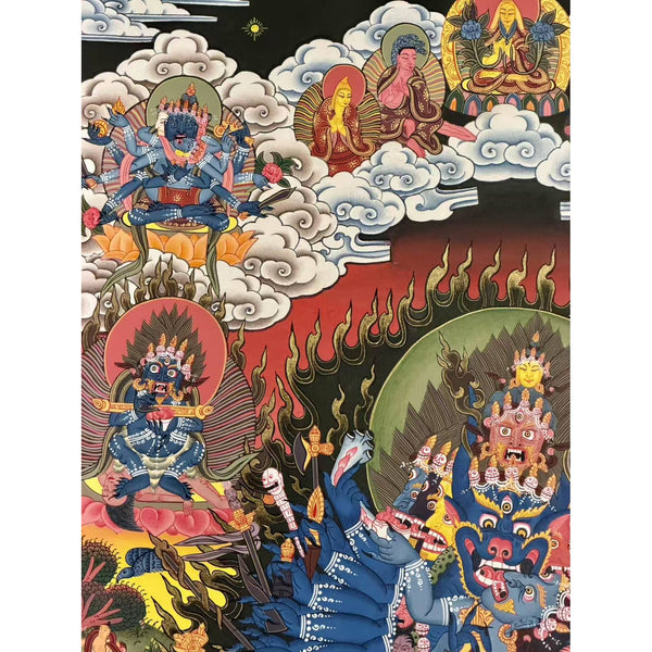 Yamantaka Masterpiece Thangka - Art Of Tibet