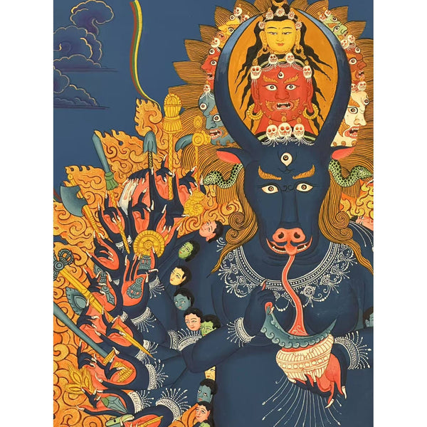 Yamantaka Masterpiece Thangka - Art Of Tibet