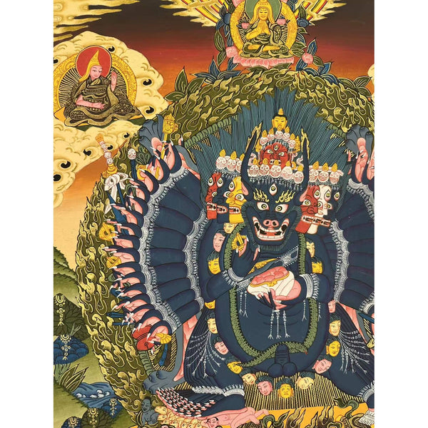 Yamantaka Masterpiece Thangka - Art Of Tibet