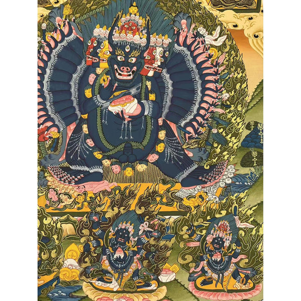 Yamantaka Masterpiece Thangka - Art Of Tibet