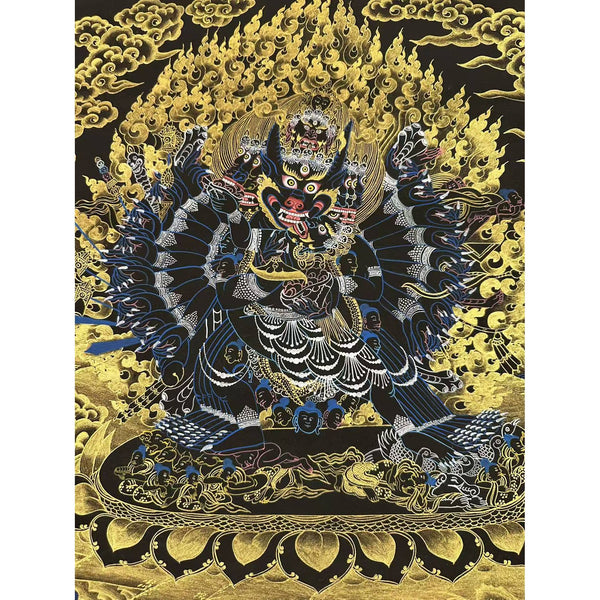 Yamantaka Masterpiece Thangka - Art Of Tibet