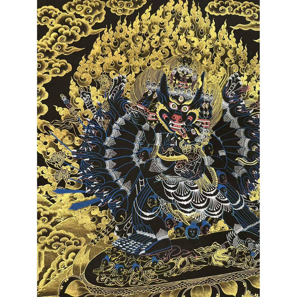 Yamantaka Masterpiece Thangka - Art Of Tibet
