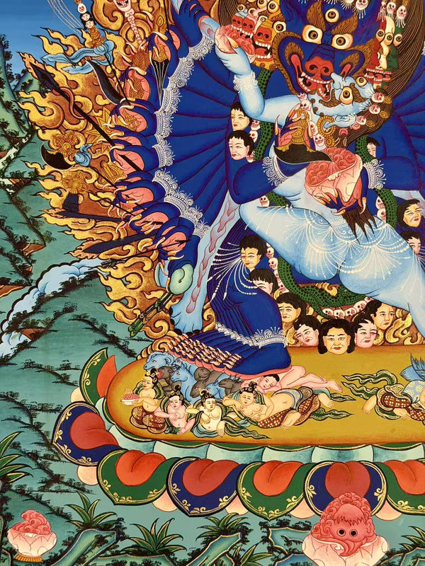 Yamantaka Masterpiece Thangka - Art Of Tibet
