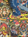 Yamantaka Masterpiece Thangka - Art Of Tibet