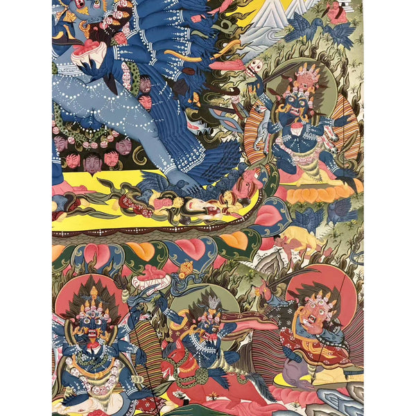 Yamantaka Masterpiece Thangka - Art Of Tibet