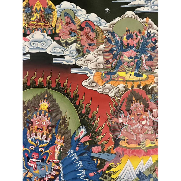 Yamantaka Masterpiece Thangka - Art Of Tibet