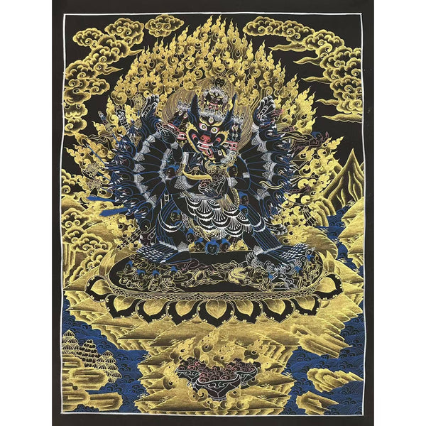 Yamantaka Masterpiece Thangka - Art Of Tibet