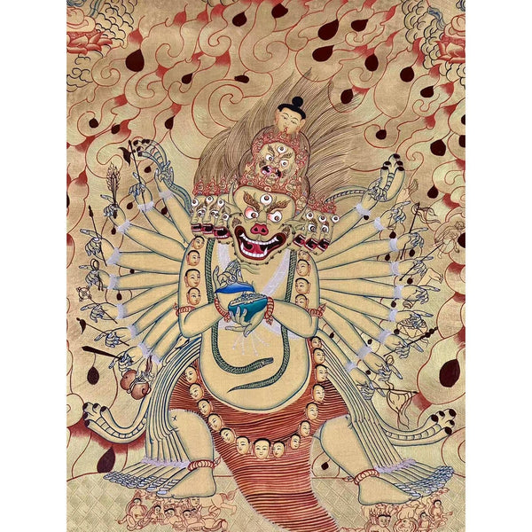 Yamantaka Masterpiece Thangka - Art Of Tibet