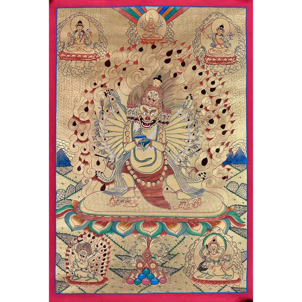 Yamantaka Masterpiece Thangka - Art Of Tibet