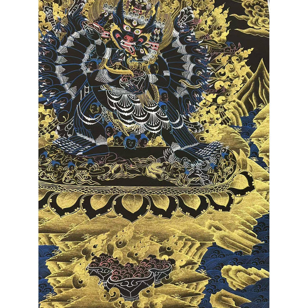 Yamantaka Masterpiece Thangka - Art Of Tibet