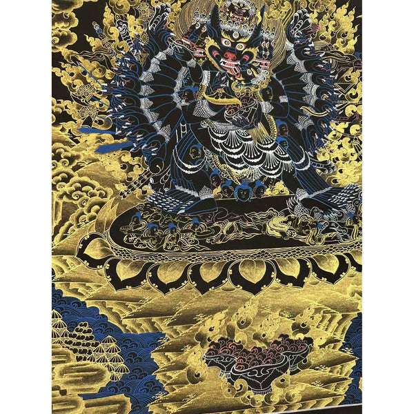 Yamantaka Masterpiece Thangka - Art Of Tibet