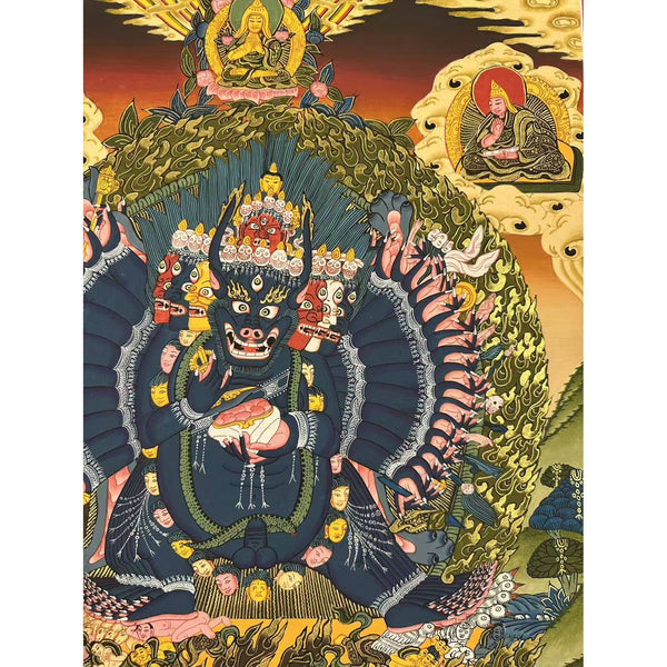 Yamantaka Masterpiece Thangka - Art Of Tibet