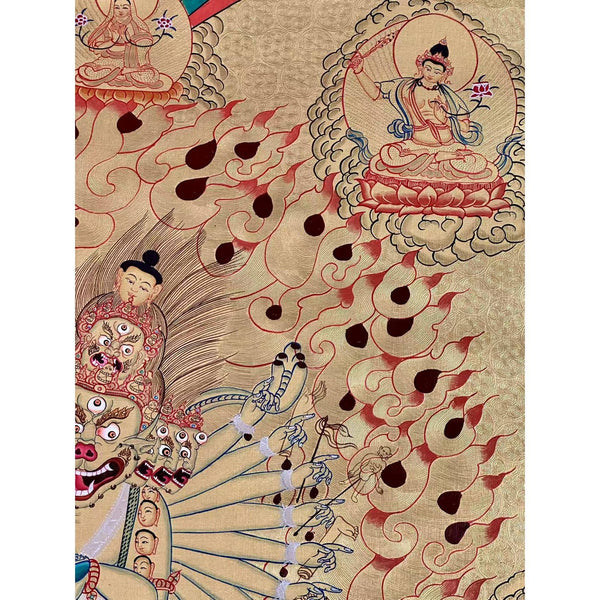 Yamantaka Masterpiece Thangka - Art Of Tibet