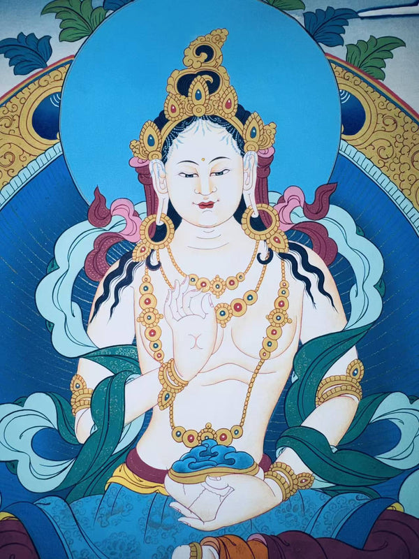 Yeshe Tsogyal Thangka - Art Of Tibet