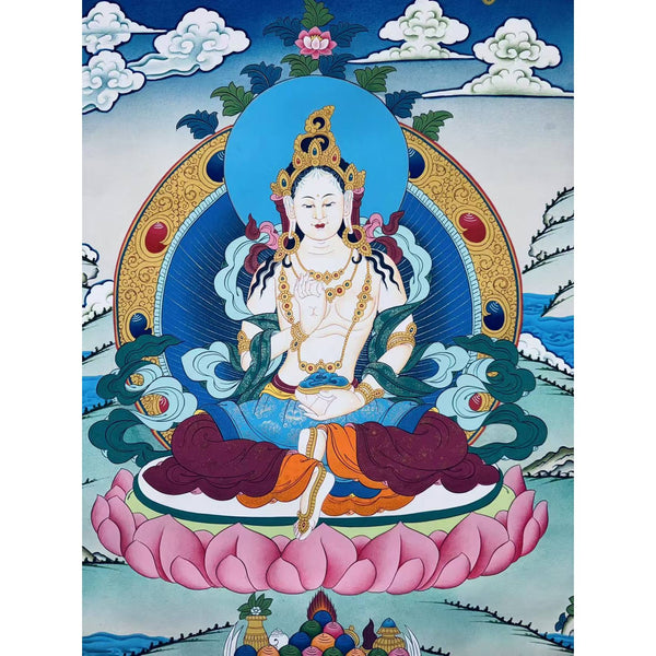 Yeshe Tsogyal Thangka - Art Of Tibet