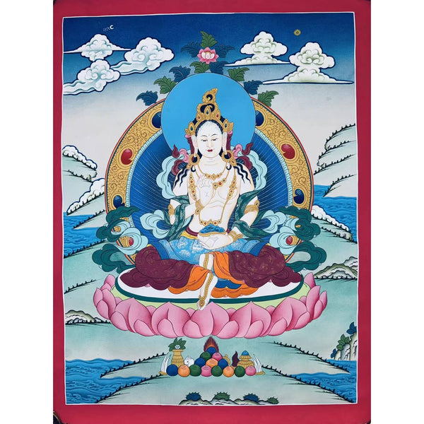 Yeshe Tsogyal Thangka - Art Of Tibet