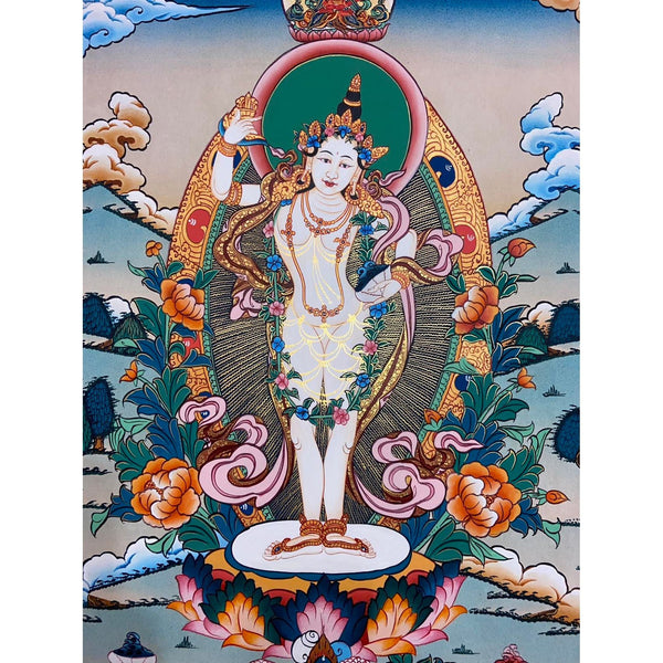 Yeshe Tsogyal Thangka - Art Of Tibet