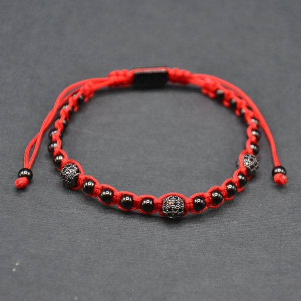 Ying Yang Onyx Bracelet Set