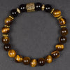Tiger Eye and Onyx Bracelet