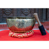 Flower Of Life Carved Singing Bowl