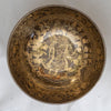 White Tara & Om Mantra Carved Singing Bowl