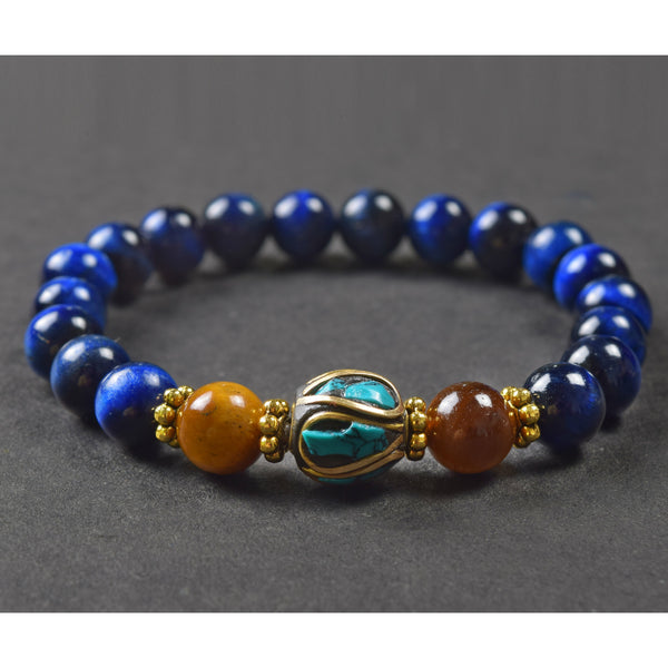 Blue Tiger Eye Bracelet