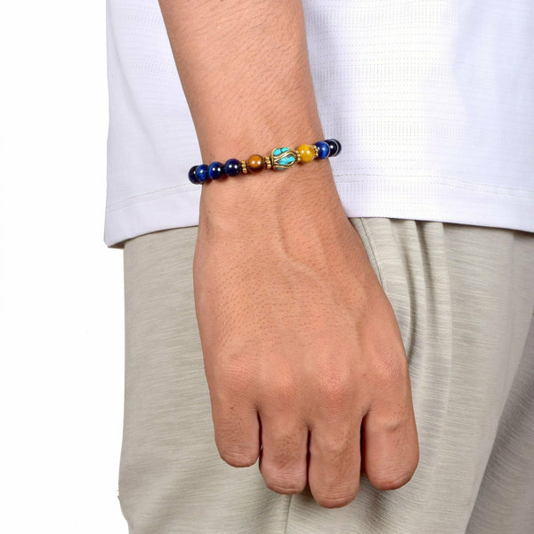 Blue Tiger Eye Bracelet