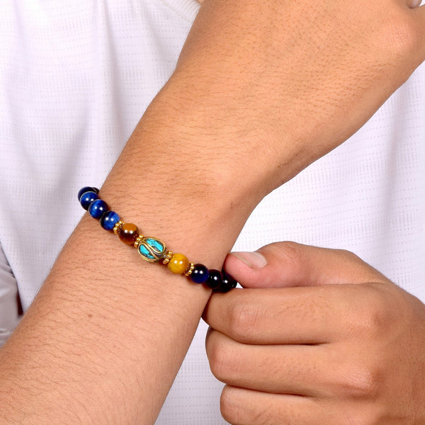 Blue Tiger Eye Bracelet