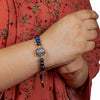 Blue Tiger Eye with Dragon Vein Stone Divider Radiance Bracelet