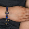 Blue Tiger Eye with Dragon Vein Stone Divider Radiance Bracelet