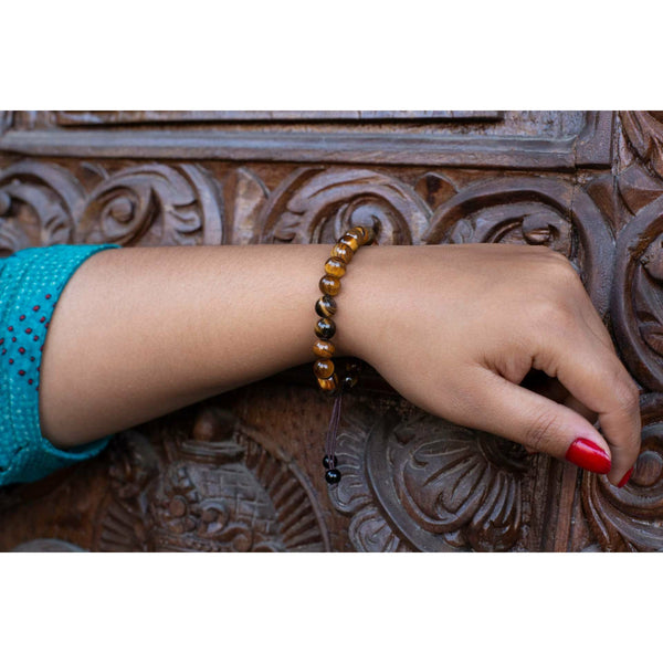 Tiger eye mala and Bracelet online in Nepal