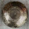 Seven Chakra with Flower of Life Carved Singing Bowl