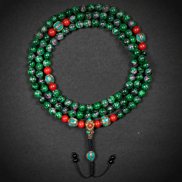 Ruby Zoisite Vitality Mala