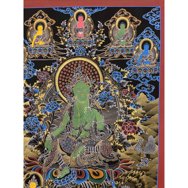 Green Tara Large Thangka