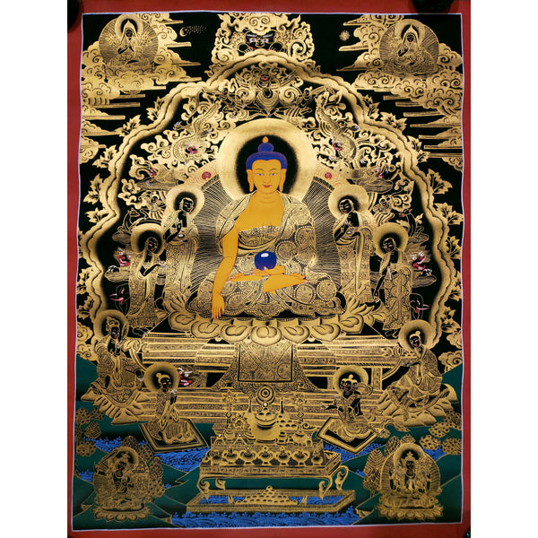 Shakyamuni Buddha Thangka Painting