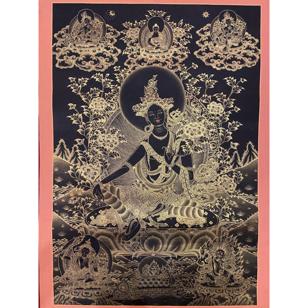 Green Tara Thangka