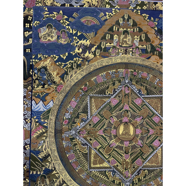 Buddha Life Story Mandala Thangka
