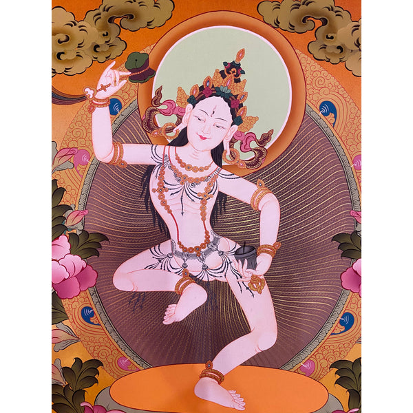 Machig Labdron Tibetan Thangka Painting