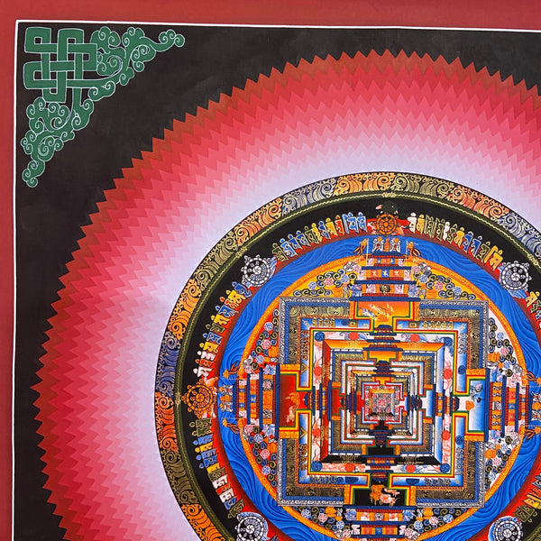 Kalachakra Mandala Tibetan Thangka Painting