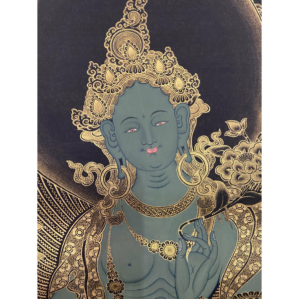 Green Tara Thangka