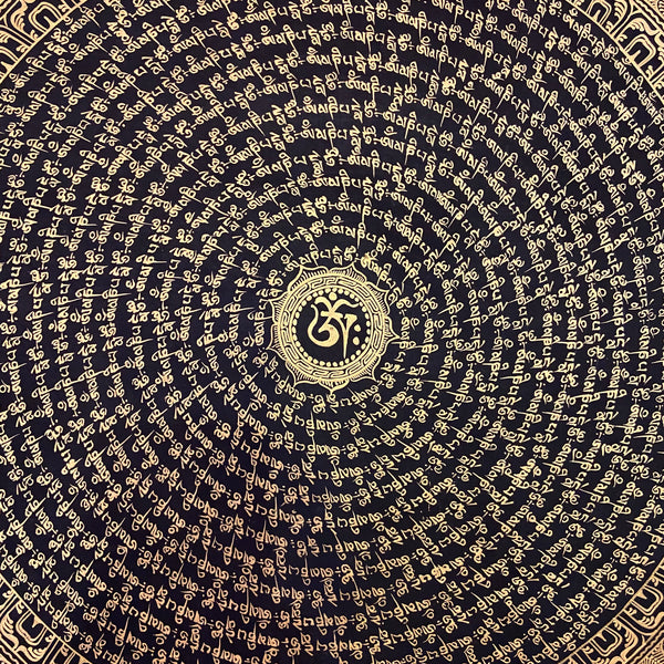 Om Mantra Mandala Thangka