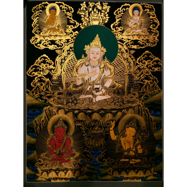 Vajrasattva Tibetan Thangka Painting