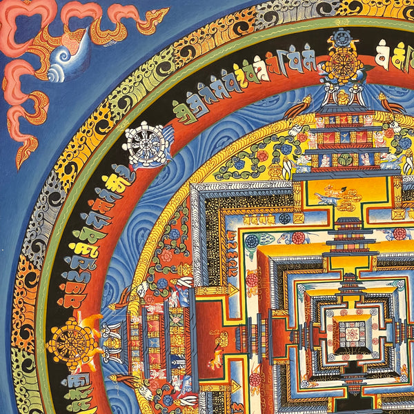 Kalachakra Mandala Tibetan Thangka Painting