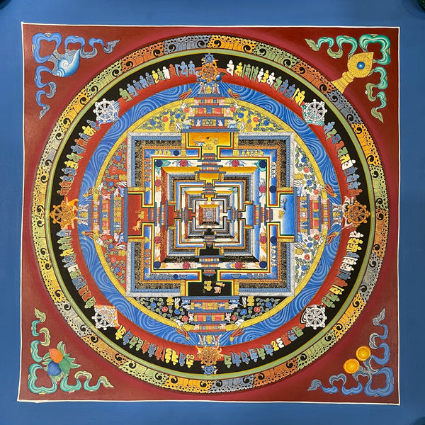 Kalachakra Mandala Tibetan Thangka Painting