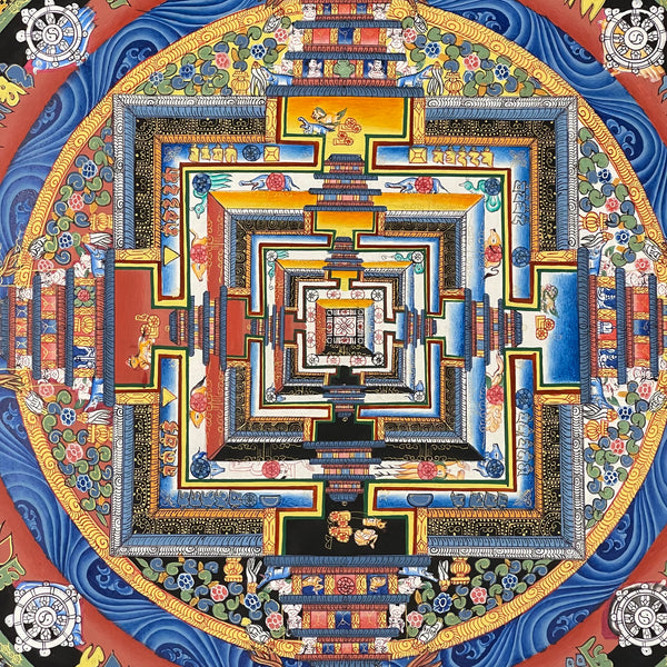 Kalachakra Mandala Tibetan Thangka Painting