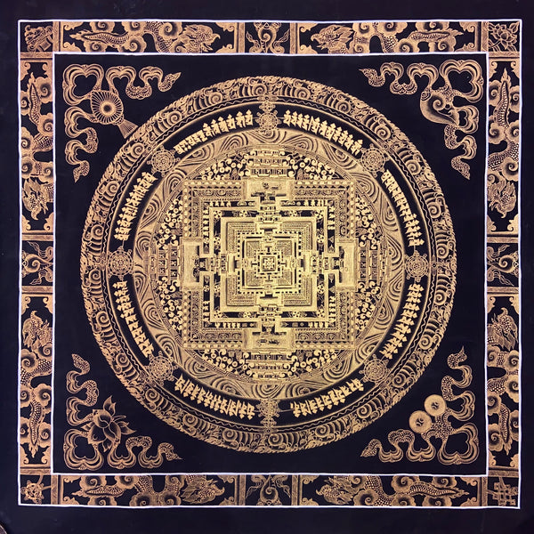 Kalachakra Mandala Tibetan Thangka Painting